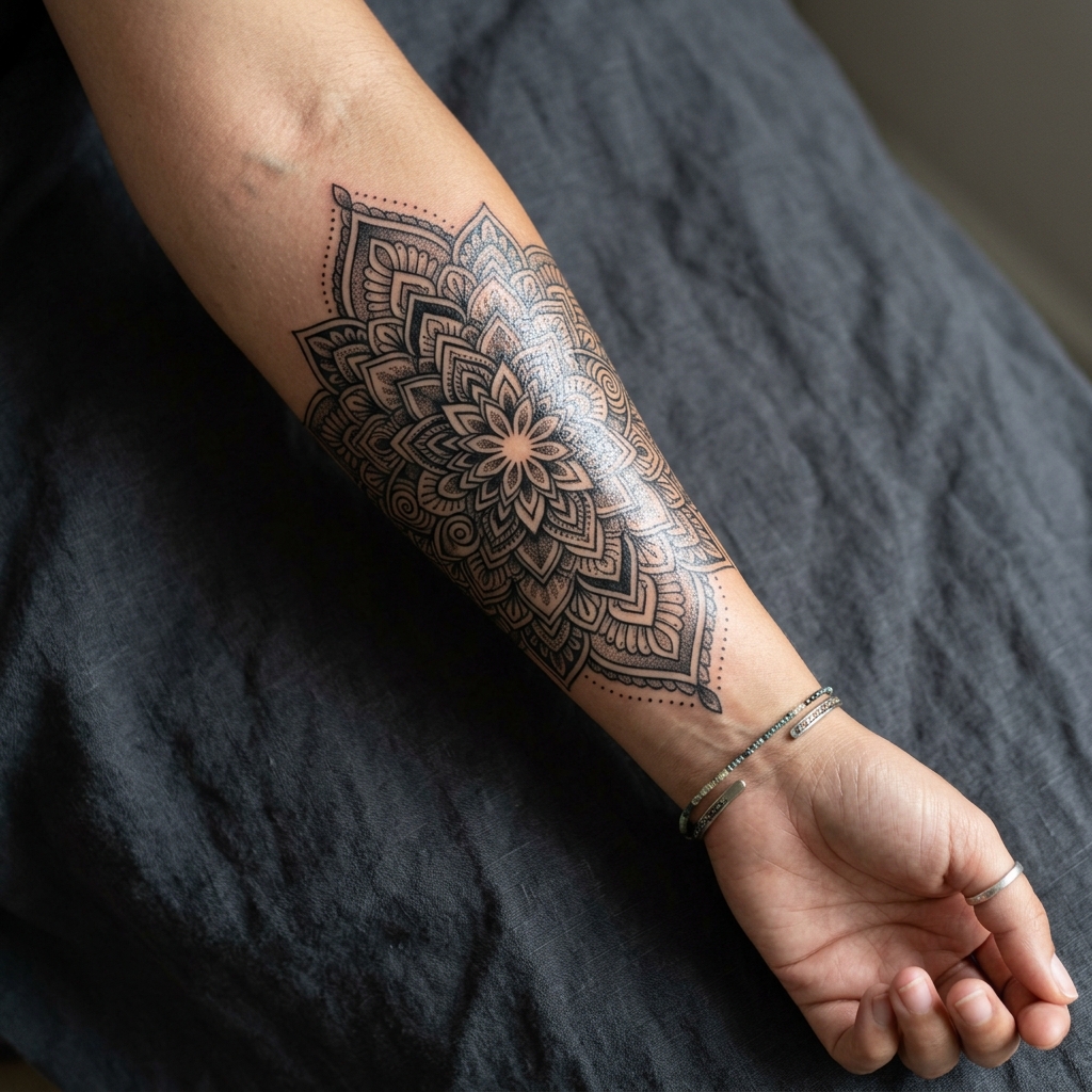 After tattoo