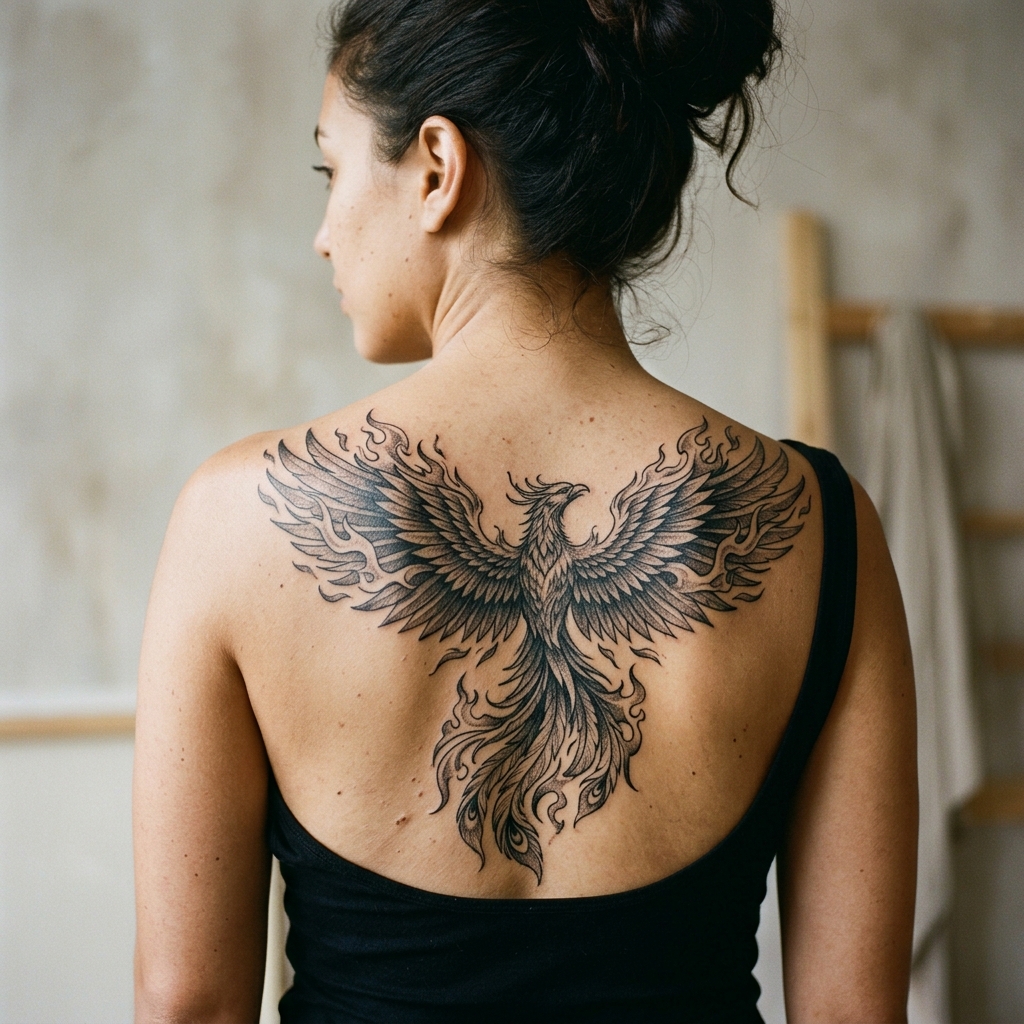 After phoenix tattoo